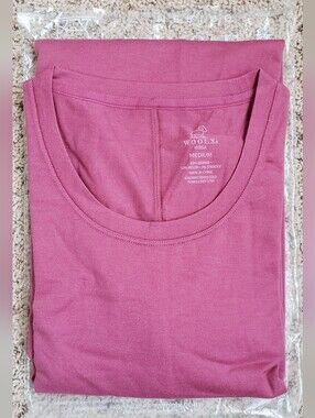 Woolx Women's Rissa Aline Dress in Mesa Rose Mauve Pink